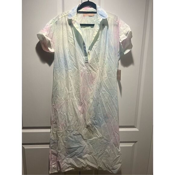 CALI by Cali Dreaming DREAM DRESS COTTON SPRINKLES TIE DYE-size S NWT$198 - Picture 2 of 6